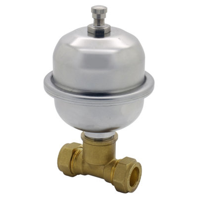 0.16 Litre Shock Arrestor Potable Mini Expansion Vessel & 15mm Tee from B&Q