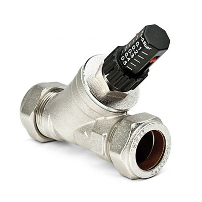 22mm Automatic Differential Bypass Valve Straight from B&Q
