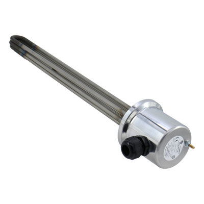 Thermco Incoloy 1-1/2" 6 Kw 3 Phase 400mm Industrial Immersion Heater With Aluminium Cover Tsdr (32040-Wtysc) from B&Q