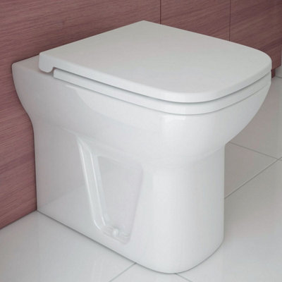 Vitra S20 Back To Wall Wc And Soft Close Seat from B&Q