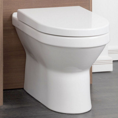 Vitra S50 Back To Wall Wc And Soft Close Seat from B&Q