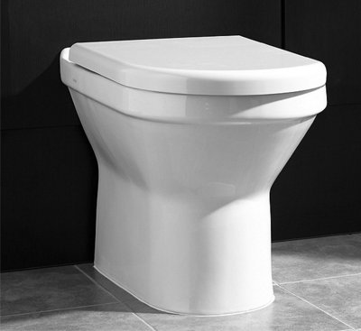 Vitra S50 Comfort Raised Height Back To Wall Wc And Standard  Seat from B&Q