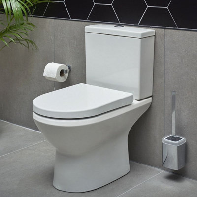 Vitra Integra Close Coupled Rimless Pan Cistern And Soft Close Seat from B&Q