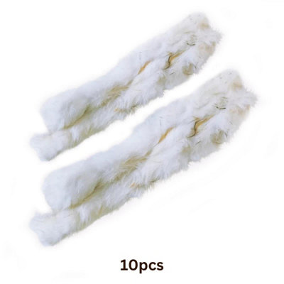 Pet Treats Wholesale Whole Hairy Rabbit Skins (10Pcs) Natural Dog Chew Treat from B&Q