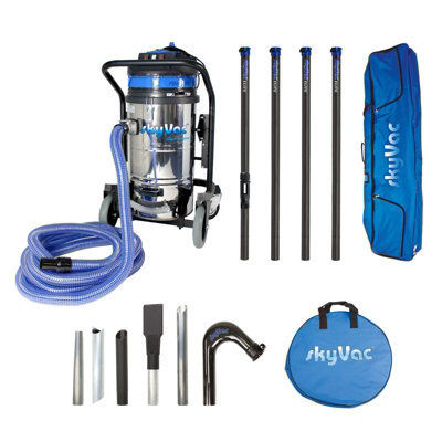 Skyvac Industrial 85 Gutter VacuumElite 4 Pole Package. Site Friendly 110V. from B&Q
