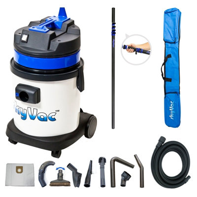 Skyvac Internal 27 7M / 23Ft Telescopic Pole Package from B&Q