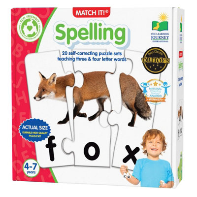 University Games Match It Spelling Educational Puzzle Game