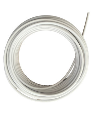 Wednesbury 10mm Copper Pipe Upvc Plastic Coated 25 Metre Coil 10mm X 25M Copper 10mm Oil Line from B&Q