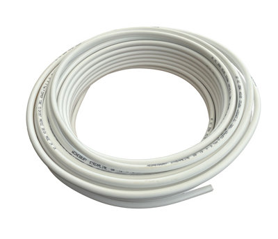 Wednesbury 10mm Copper Pipe Upvc Plastic Coated 50 Metre Coil 10mm X 50M from B&Q