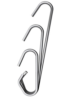 PlumbEZ Universal Toilet Flush Hook PackCistern C Hook & C Link For Siphon ConnectionToilet Flush Siphon Link C Hooks from B&Q