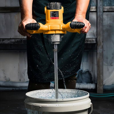 Garden Sanctuary 2100W High Power Electric Paddle Mixer With Adjustable Speeds
