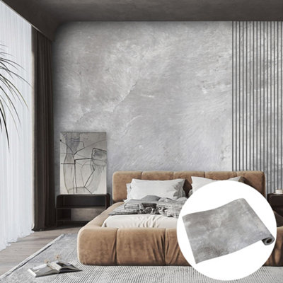 Garden Sanctuary 3M X 0.6M Marble Design Pvc Self-Adhesive Water Proof Wallpaper Roll from B&Q