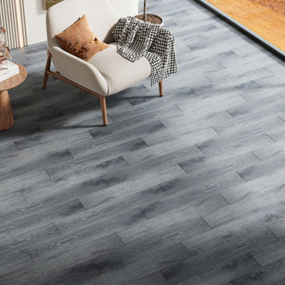 Garden Sanctuary 36Pcs Natural Wood Effect Self-Adhesive Flooring Tiles 91.5Cm X 15.2Cm 5M² from B&Q