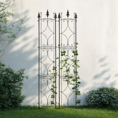 B&Q -  Decorative Garden Trellis For Vines Flowers And Outdoor Elegance 32Cm(W) X 187Cm(H) 2Pcs