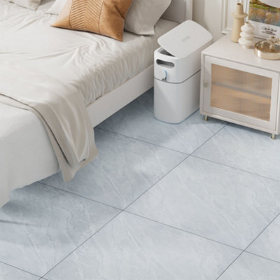 Garden Sanctuary Durable Stone Design Self-Adhesive Pvc Flooring 8Pcs 80X80Cm from B&Q