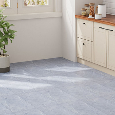 Garden Sanctuary Durable Stone Design Self-Adhesive Pvc Flooring 28Pcs 60X30Cm from B&Q