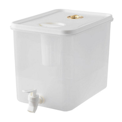 Breeins 10L Plastic Refrigerator Cold Water Drink Beverage Dispenser With Tap from B&Q