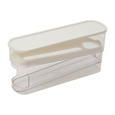 Thehotsale 2-Layer Scrolling Egg Holder Storage Rack from B&Q