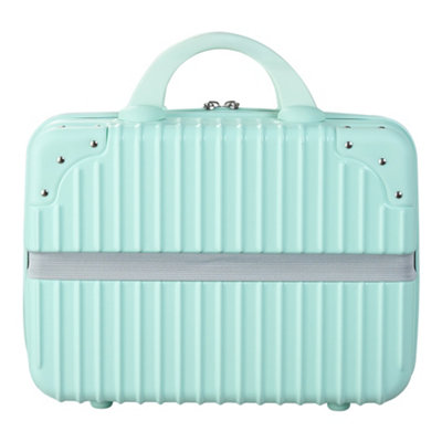 Thehotsale Mint Green Portable Hard Shell Handheld Makeup Travel Case 30Cm W X 16Cm D X 27Cm H from B&Q