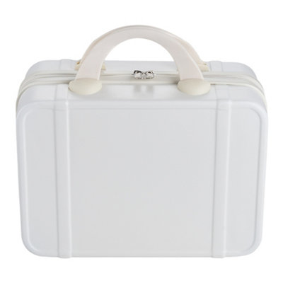 Thehotsale White Portable Hard Shell Handheld Makeup Travel Case 31Cm W X 15.4Cm D X 30.8Cm H from B&Q