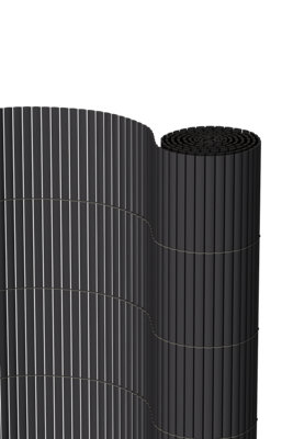 Garden Sanctuary Rods Reinforced Windproof & Waterproof Pvc Privacy Screen 300Cm W X 150Cm D from B&Q