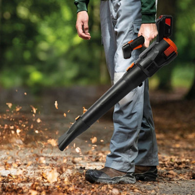 Garden Sanctuary Detachable Air Duct 21V Cordless Handheld Leaf Blower With Battery And Charger from B&Q