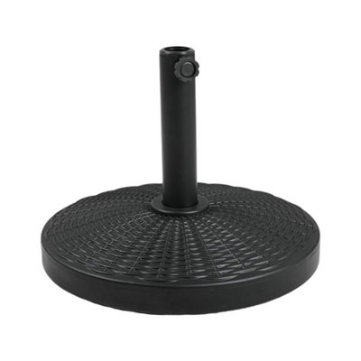 Breeins Black 20Kg Cement Outdoor Parasol Base Umbrella Stand For 38mm/48mm from B&Q