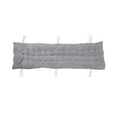 Thehotsale Gray Double-Sided Thickened Sherpa Wool Leisure Cushion Double-Sided Recliner Cushion  170Cm(W) X 48Cm(D) from B&Q