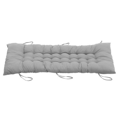 Thehotsale Gray Thickened Aloe Vera Cotton And Pearl Cotton Beach Lounger Mat Double-Sided Leisure Chair Mat 48Cm W X 170Cm D X 8Cm H from B&Q