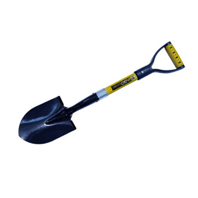 PegdevPdlRound Mouth Micro Shovel Fibreglass Pyd Handle28" LengthCompact Winter ShovelSnow Removal & Ice Clearing from B&Q