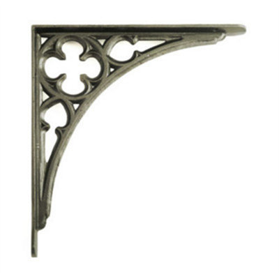 Castelion Single Medium Cast Iron Gothic Shelf Bracket from B&Q