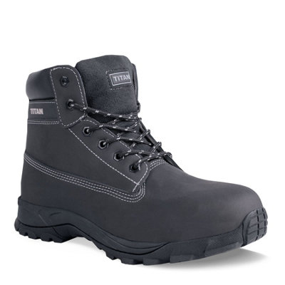 Titan Jaguar S3 Water Resistant Nubuck Safety Boots from B&Q