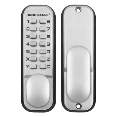 Home Secure Keyless Mechanical Code Door LockPush Button Combination For Internal & External DoorsReversible Left Or Right from B&Q