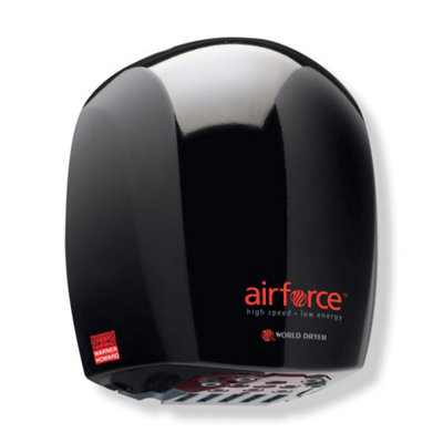 Warner Howard Airforce Mk Iii 1.1Kw Hand Dryer J48-162Black Bc0325 from B&Q