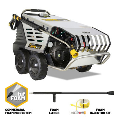 V-Tuf Rapid Vscf 240V Hot Water Stainless Industrial Pressure Washer With Commercial Foam System from B&Q