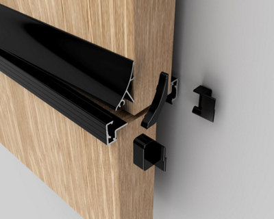 Stormguard Stable Door/dutch Doors Weather Seal Rain And Draught Proofing KitBlack