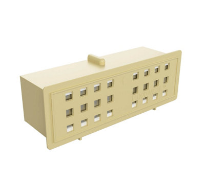 Anti-Flood Air Brick By Stormguard In A Buff  FinishPack Of 4 from B&Q
