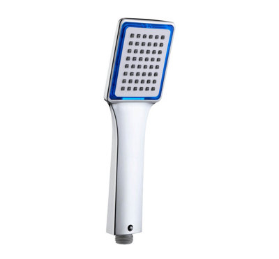 Lowenergie Water & Energy Saving ShowerheadSingle Function Blue from B&Q
