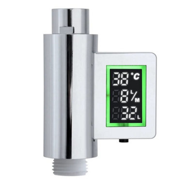 Lowenergie Shower Timer With Flow Meter Self Powered from B&Q