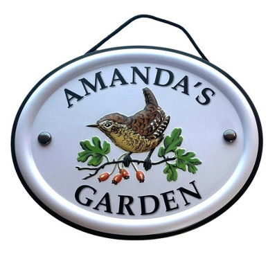 B&Q -  Decorative Bird Garden SignAmanda's Garden