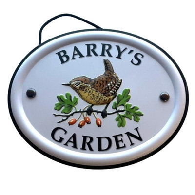B&Q -  Decorative Bird Garden SignBarry's Garden