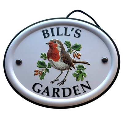 B&Q -  Decorative Bird Garden SignBill's Garden