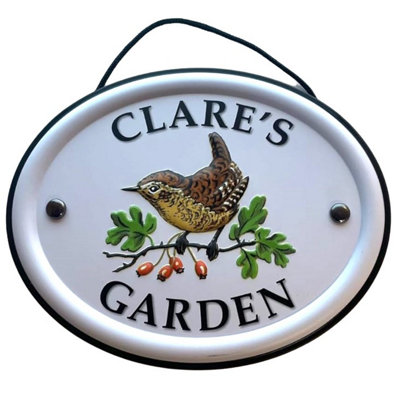 B&Q -  Decorative Bird Garden SignClare's Garden