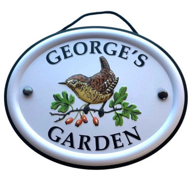 B&Q -  Decorative Bird Garden SignGeorge's Garden