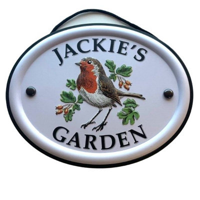 B&Q -  Decorative Bird Garden SignJackie's Garden