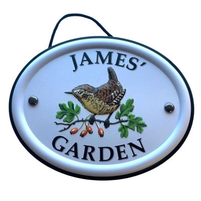 B&Q -  Decorative Bird Garden SignJames' Garden