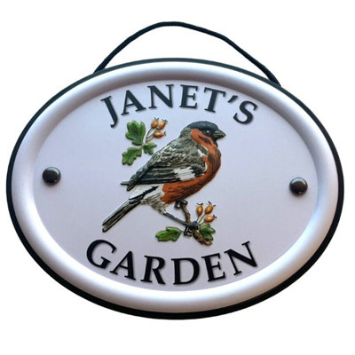 B&Q -  Decorative Bird Garden SignJanet's Garden