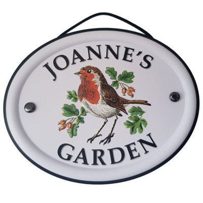 B&Q -  Decorative Bird Garden SignJoanne's Garden