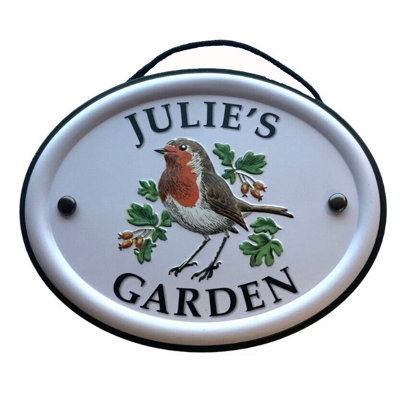 B&Q -  Decorative Bird Garden SignJulie's Garden