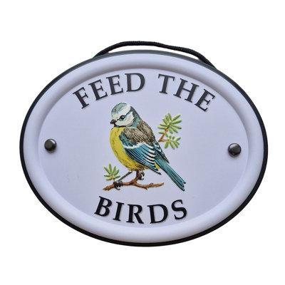B&Q -  Decorative Bird Garden SignFeed The Birds